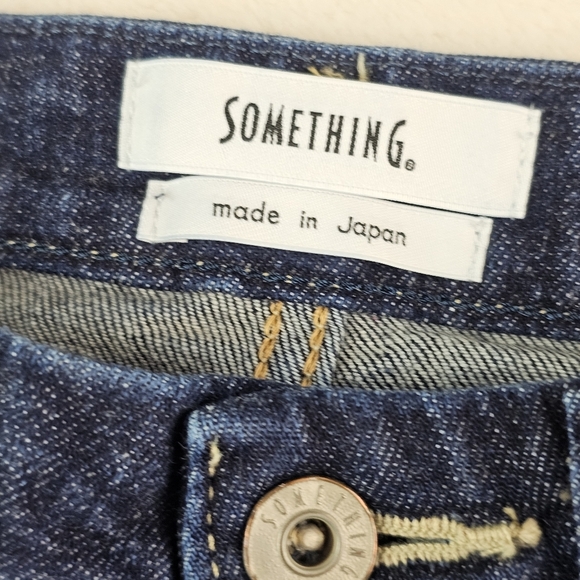 Something Elsa Jeans Women’s 28 Mid RiseStraight Leg Stretch Denim Japan SKY03 - Picture 4 of 14